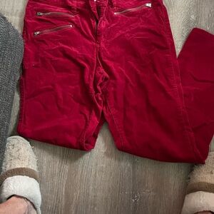 VENUS Rich Red Corduroy Pants